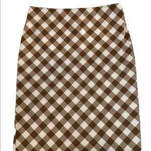 7th Ave., New York and Company gingham pencil skirt size 10